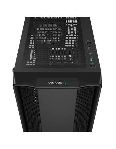 Carcasă PC Deepcool CC560  ARGB V2, Midi-Tower, Fără PSU, Negru
