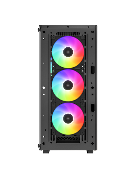 Компьютерный корпус Deepcool CC560  ARGB V2, Midi-Tower, Без блока питания, Чёрный