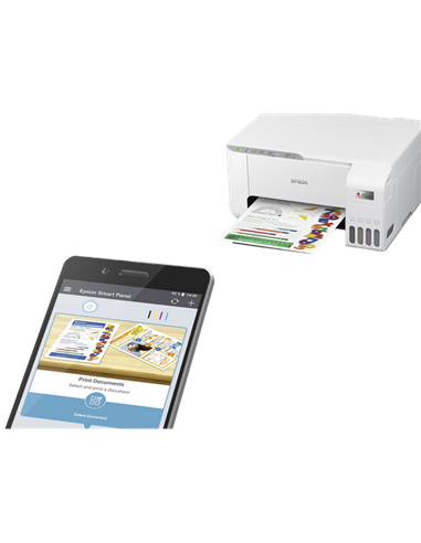 Струйный МФУ Epson MFD L3256, Белый