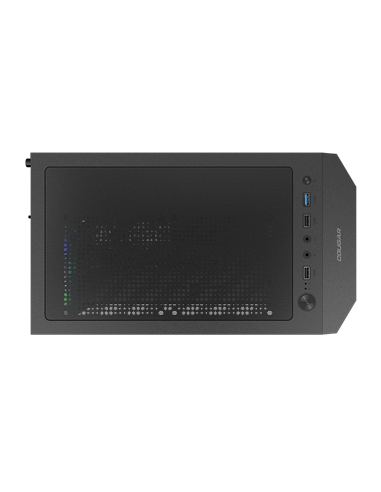 Carcasă PC Cougar MX 110 RGB, Midi-Tower, Fără PSU, Negru