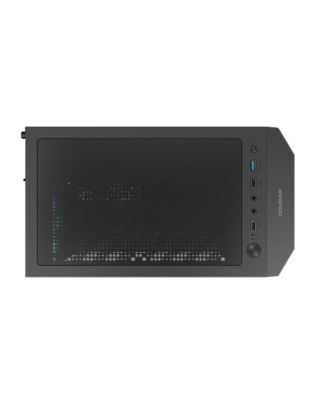 Компьютерный корпус Cougar MX 110 RGB, Midi-Tower, Без блока питания, Чёрный