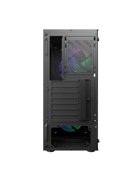 Carcasă PC Cougar MX 110 RGB, Midi-Tower, Fără PSU, Negru