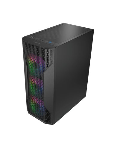 Компьютерный корпус Cougar MX 110 RGB, Midi-Tower, Без блока питания, Чёрный