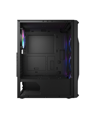 Carcasă PC Cougar MX 110 RGB, Midi-Tower, Fără PSU, Negru