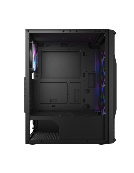 Carcasă PC Cougar MX 110 RGB, Midi-Tower, Fără PSU, Negru