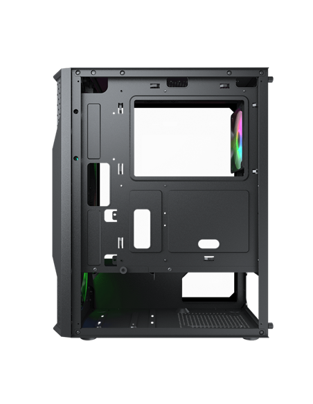 Carcasă PC Cougar MX 110 RGB, Midi-Tower, Fără PSU, Negru