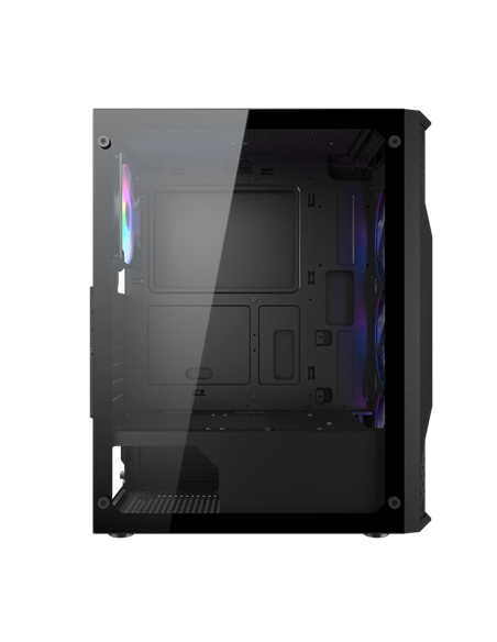 Компьютерный корпус Cougar MX 110 RGB, Midi-Tower, Без блока питания, Чёрный