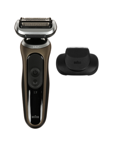 Электробритва мужская Braun 72-C1200s, Черный | Золотистый