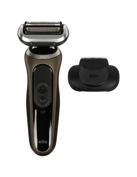 Электробритва мужская Braun 72-C1200s, Черный | Золотистый