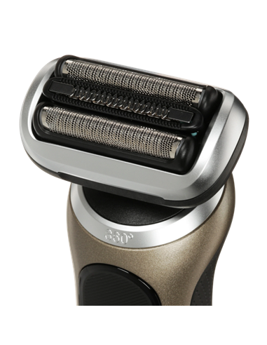Электробритва мужская Braun 72-C1200s, Черный | Золотистый