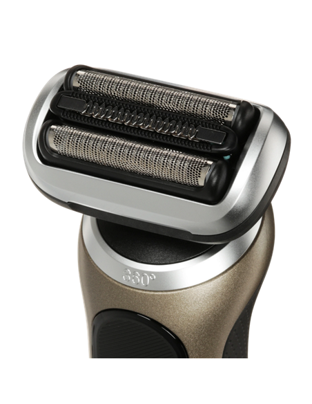 Электробритва мужская Braun 72-C1200s, Черный | Золотистый