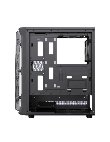 Carcasă PC Gamemax Starlight 2 AB, Midi-Tower, Fără PSU, Negru
