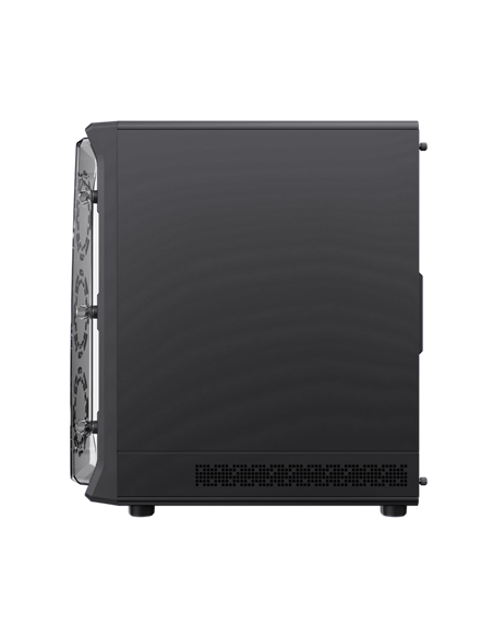Carcasă PC Gamemax Starlight 2 AB, Midi-Tower, Fără PSU, Negru