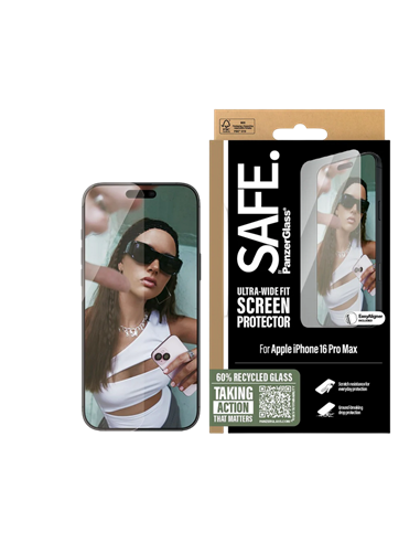 Защитное стекло PanzerGlass SAFE. UWF for iPhone 16 Pro Max, Прозрачный