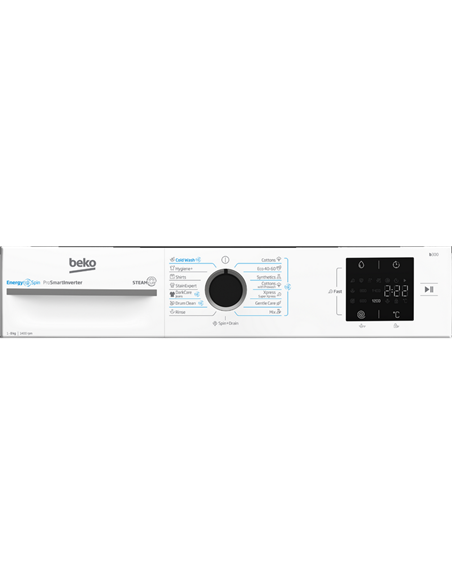 Mașină de spălat Beko BM3WFSU38413WB, 8kg, Alb