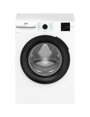 Mașină de spălat Beko BM3WFSU38413WB, 8kg, Alb