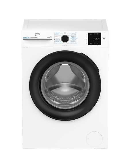 Mașină de spălat Beko BM3WFSU38413WB, 8kg, Alb