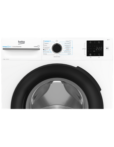 Mașină de spălat Beko BM3WFSU38413WB, 8kg, Alb