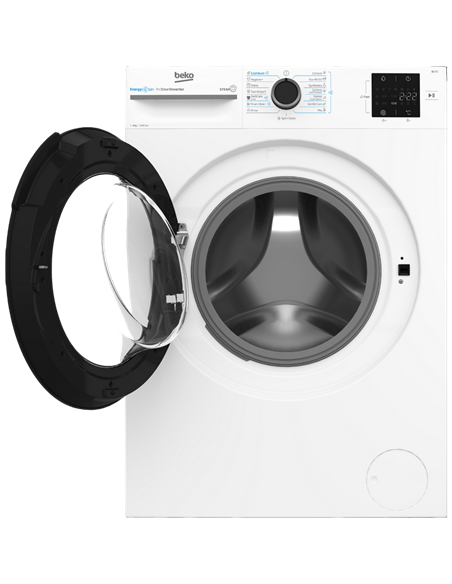 Mașină de spălat Beko BM3WFSU38413WB, 8kg, Alb