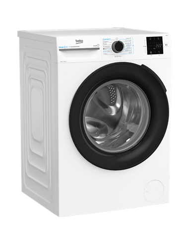 Mașină de spălat Beko BM3WFSU38413WB, 8kg, Alb