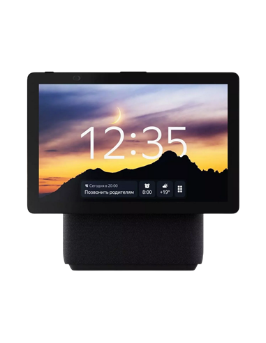 Умная колонка Yandex Station Duo Max YNDX-00055, YandexGPT, Zigbee, Чёрный