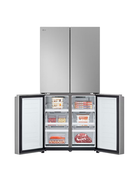 Frigider LG GMB860PYDE, DoorCooling+, Argintiu