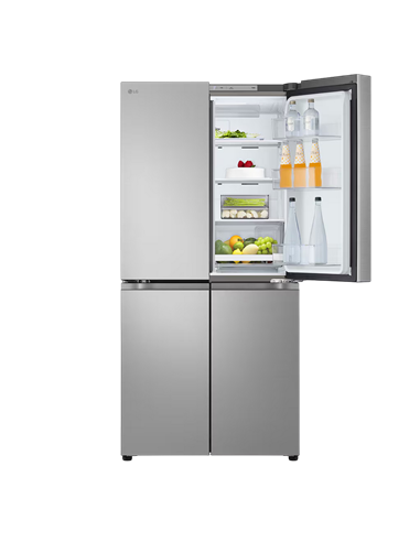 Холодильник LG GMB860PYDE, DoorCooling+, Серебристый