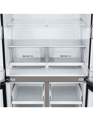 Холодильник LG GMB860PYDE, DoorCooling+, Серебристый