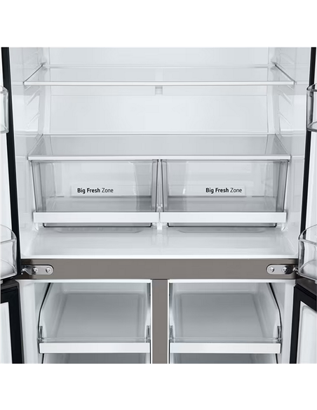 Холодильник LG GMB860PYDE, DoorCooling+, Серебристый