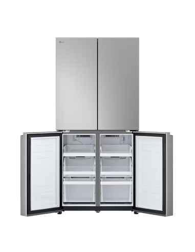 Холодильник LG GMB860PYDE, DoorCooling+, Серебристый