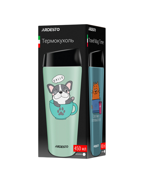 Cană termos Ardesto AR2645DG, 0,45L, Verde