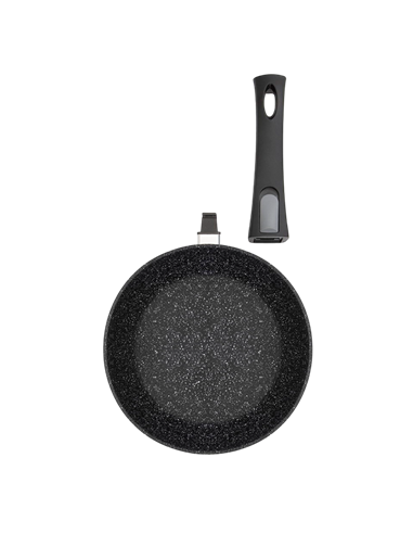 Tigaie adâncă RESTO 93013, 26cm, Negru