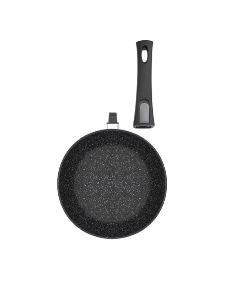 Tigaie adâncă RESTO 93013, 26cm, Negru