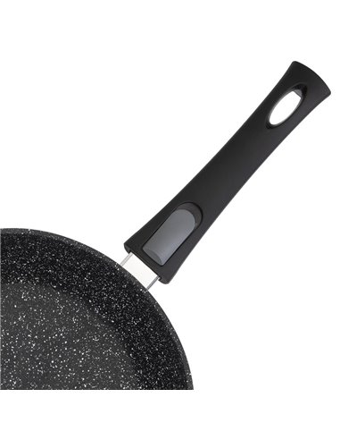 Tigaie adâncă RESTO 93013, 26cm, Negru
