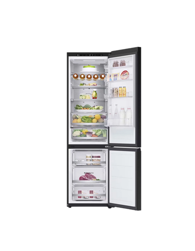 Холодильник LG GBB72TW9DQ, DoorCooling+, Белый | Черный