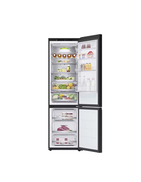 Холодильник LG GBB72TW9DQ, DoorCooling+, Белый | Черный
