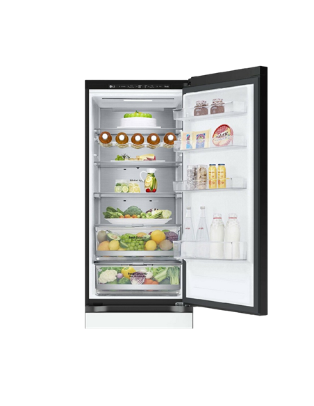 Холодильник LG GBB72TW9DQ, DoorCooling+, Белый | Черный
