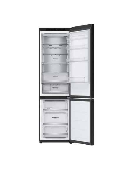 Холодильник LG GBB72TW9DQ, DoorCooling+, Белый | Черный