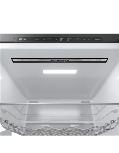 Холодильник LG GBB72TW9DQ, DoorCooling+, Белый | Черный
