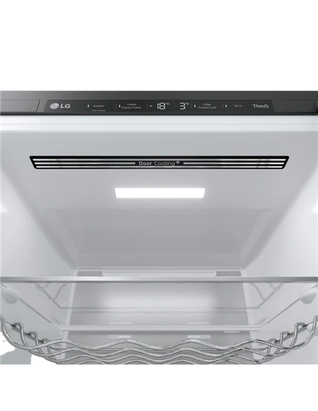 Холодильник LG GBB72TW9DQ, DoorCooling+, Белый | Черный