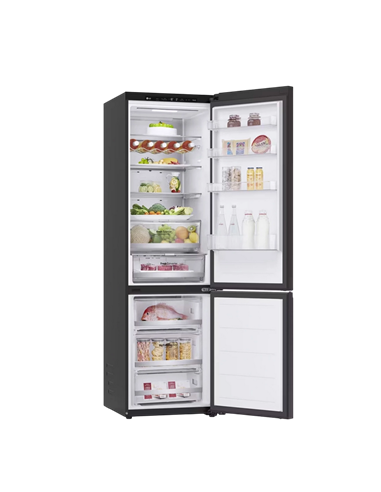 Холодильник LG GBB72TW9DQ, DoorCooling+, Белый | Черный