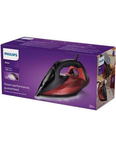 Fier de călcat Philips DST7022/40, 2800W, Negru | Roșu