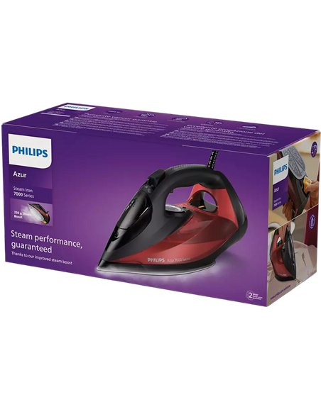 Утюг Philips DST7022/40, 2800Вт, Черный | Красный
