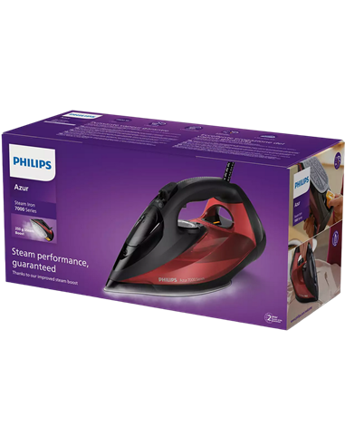 Утюг Philips DST7022/40, 2800Вт, Черный | Красный