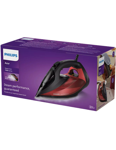 Утюг Philips DST7022/40, 2800Вт, Черный | Красный