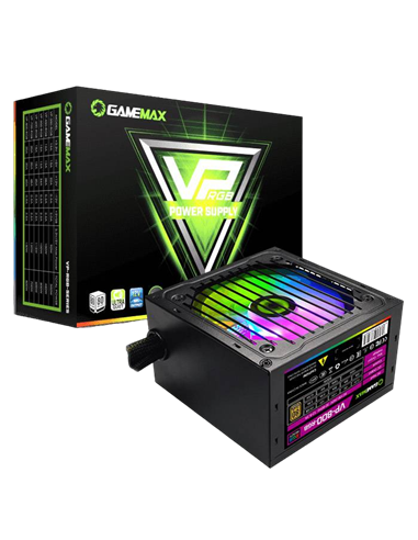 Блок питания для компьютеров Gamemax VP-800, 800Вт, ATX, Немодульный