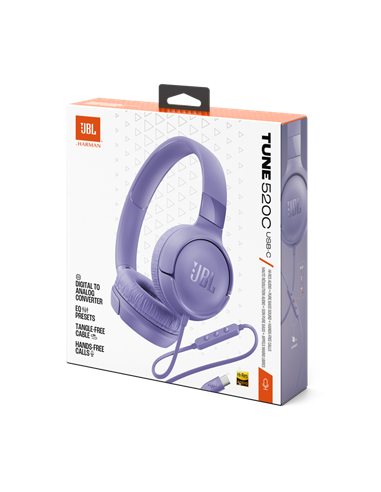 Căști JBL Tune 520C, Violet