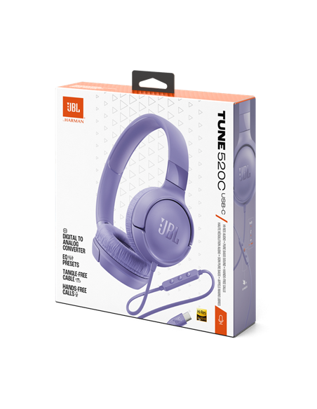 Наушники JBL Tune 520C, Фиолетовый