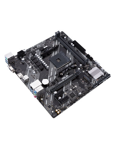 Материнская плата ASUS PRIME A520M-K, AM4, AMD A520, Micro-ATX
