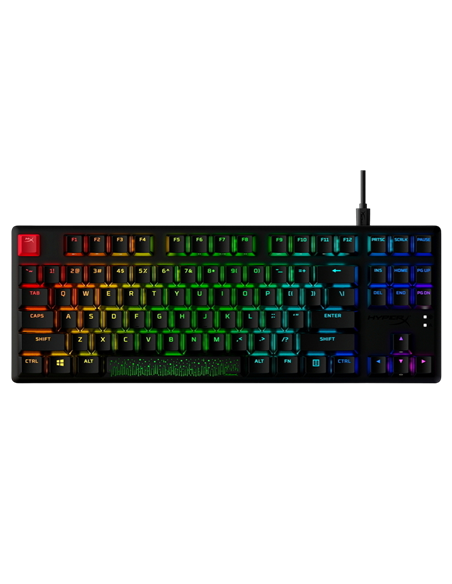 Tastatură HyperX Alloy Origins Core PBT, Cu fir, Negru